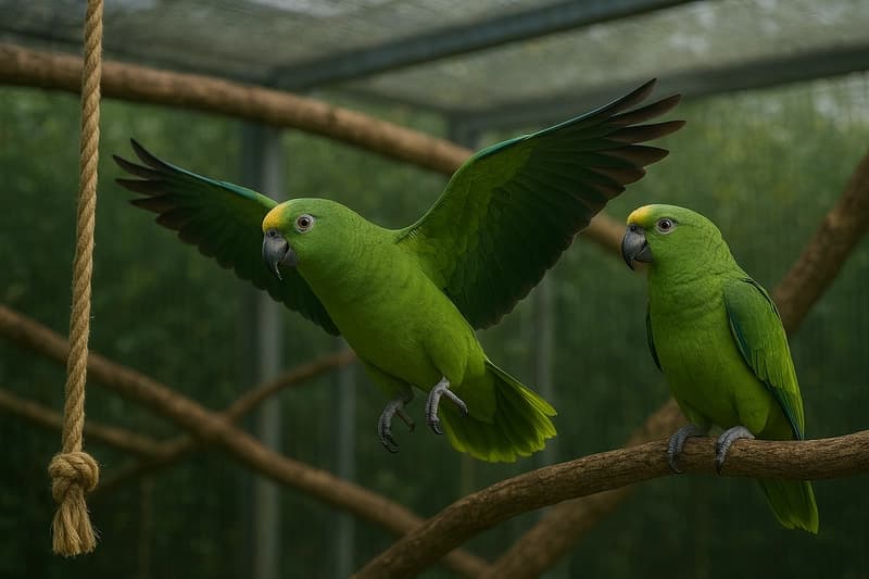 Choisir l'habitat principal de mon perroquet ( cage, volière )